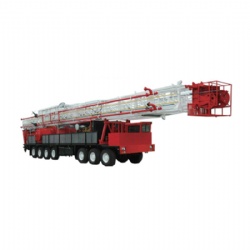 Trucked mounted drilling rig